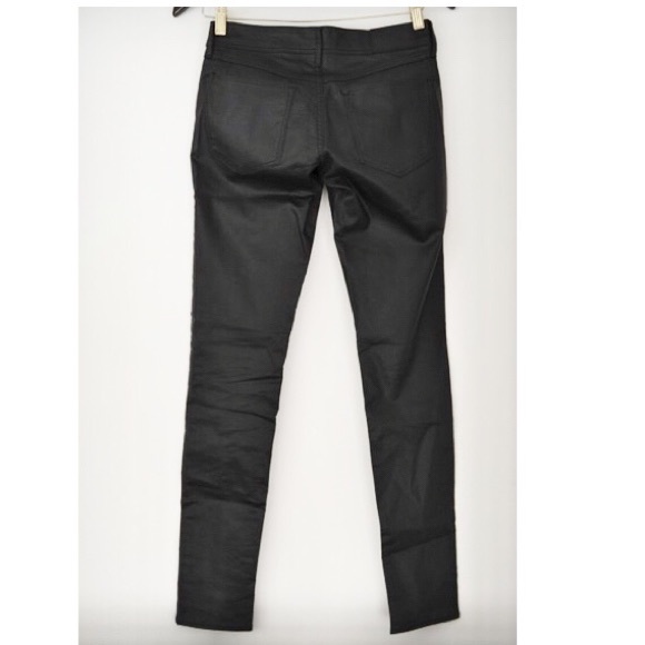 H&M Black Waxed Finish Skinny Jeans (2) - Picture 3 of 4